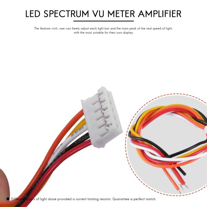 Dual%2012%20Music%20Level%20Indicator%20LED%20Spectrum%20VU%20Meter%20Amplifier%20Lamps%20Light%20Speed%20Adjustable%20Board%20for%20MP3%20DC%207-12V()%20-%20Image%207