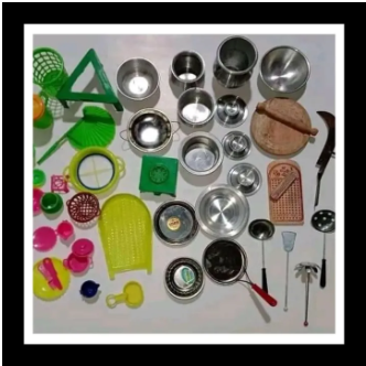 Playing high quality Toy Kitchen set for kids only 16 pcs