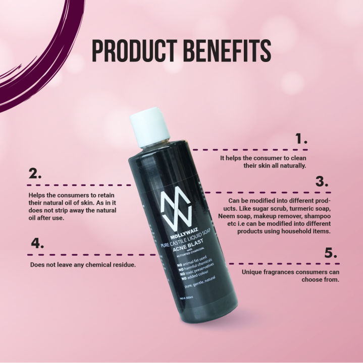 Mollywaiz%20Pure%20Castile%20Liquid%20Soap%20ACNE%20BLAST%20300ML%20Charcoal%20Face%20Wash%20&%20Body%20Wash%20-%20Image%205