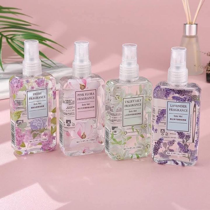 Shiliya Floral Perfumed Refreshing Body Mists – 100ml