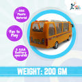 Battery Operated Child Toy Public Bus With Led Light & Music Car, Vehicle Toy For Kids. 
