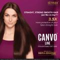 Streax Professional Shampoo 300ml Canvoline Straightening Post Care Shampoo for Women For Keratin Treated And Straightened Hair | Enriched with Kera-Charge Complex | Anti Frizz & Hair Breakage | Soft & Tangle Free Hair | Sulphate & Paraben free. 