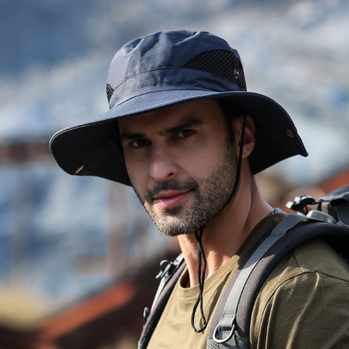 New Fashion Summer Bucket Hat Cowboy Men Outdoor Fishing - Main Image