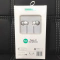 PE-C interface Mi phone ty Huawei apple small wholesale in-ear headphones for inline headphones. 