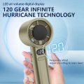 M11 High Speed Handheld Fan USB Turbine Handheld Violent Fan Infinite Speed Control Mini Portable Small Fan Summer Holiday Gift. 