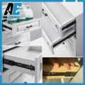 1 Pair Drawer Slider Ball Bearing Slider Full Extension Side Mount Runner 3 Part Drawer Channel MS All Sizes Available. 