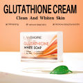 Original Lanthome Glutathione Whitening Soap For Face Skin Brightening Body Reduce Wrinkle Freckle Dark Spot Remover Cleansing.