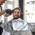 Waterproof Hair Cutting Cloak Cape Salon Barber Hairdressing Cover Hair Collector Cloth Wrap Foldable Shave Apron Hair.