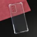 For Oppo A16 Transparent 6D Crystal Silicone Bumper Case Antishock Corner Clear Back Cover - Phone Back Cover. 