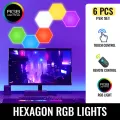 Hexagon Lights Affordable Price In Bangladesh Zymak H52 Hexagon RGB Lights Gaming Room Wall Decoration Hexagonal LED RGB Gaming Lights Night Light. 