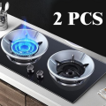 Energy Saving Gas Stove Cover Windproof Disk Windshield Bracket Universal Round Windproof Gas Stove - Lifestyle Mall.