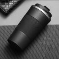 380ml/510ml Double Stainless Steel Coffee Thermos Mug with Noan-slip Case Car Vacuum Flask Travel Insulated Bottle. 