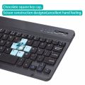 Mini Wireless Bluetooth Keyboard Keyboard for Ipad Mobile Phone Tablet Mute Button Rechargeable Keyboard for Android Ios Windows.