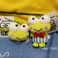 Sanrio Kero Kero Keroppi Cartoon Plush Stuffed Doll Cute Backpack Pendant Little Frog Key Chain Children Toy Gifts for Boys Girl. 