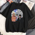 Wednesday Addams t-shirts women anime funny Japanese top girl designer comic Japanese clothing.