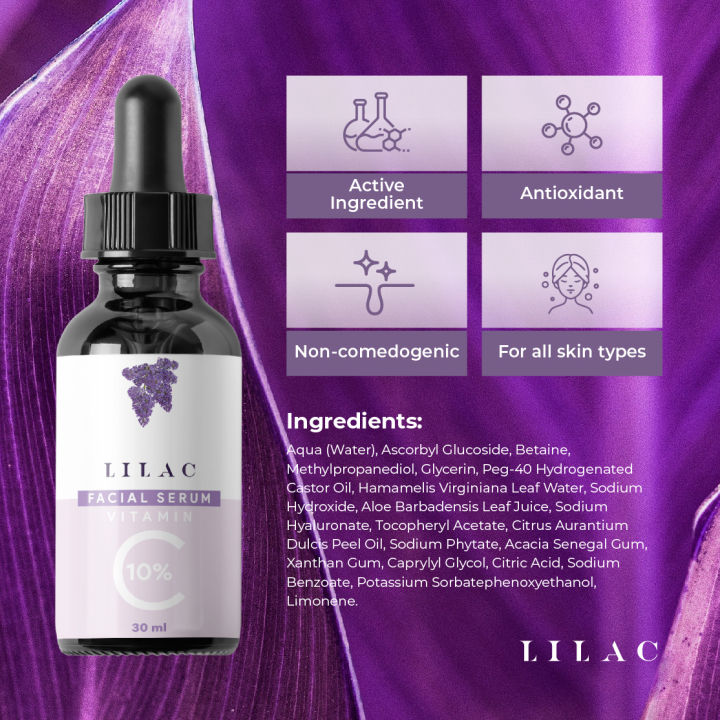 Lilac%20Vitamin%20C%20Serum%20Skin%20Care%2010%25%20Concentration%2030%20Ml%20-%20Image%203