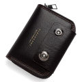 Kingdushi PU Lether Card Holder wallet with Double magnatic button.