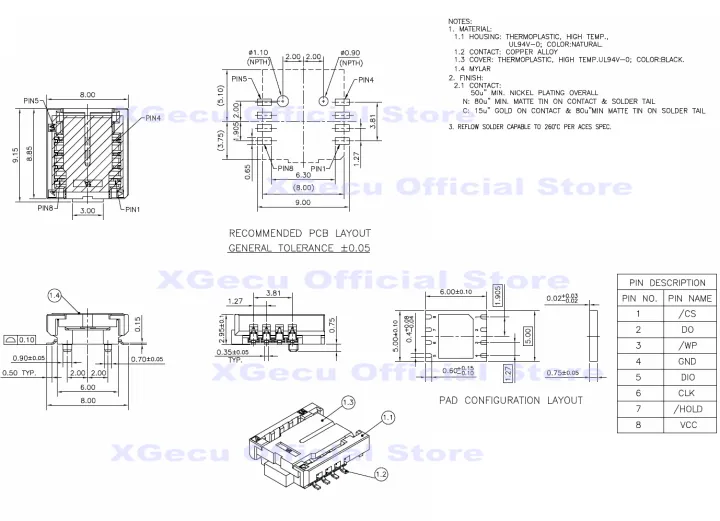QFN8%20/WSON8/MLF8/MLP8/DFN8%20TO%20DIP8%20universal%20two-in-one%20socket/adapter%20for%20both%206*5MM%20and%208*6MM%20chips%20SMT%20BIOS%20flash%20socket%20minghao%20-%20Image%206