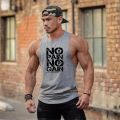 Brand gym clothing no pain no gain stringer tatop men bodybuilding tanktop singlet fitness sleeveless vest muscle Undershirt.