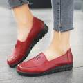 Leisure Women Shoes, High Quality Leather Flat Shoes For Women, Comfortable Handmade Loafers. 