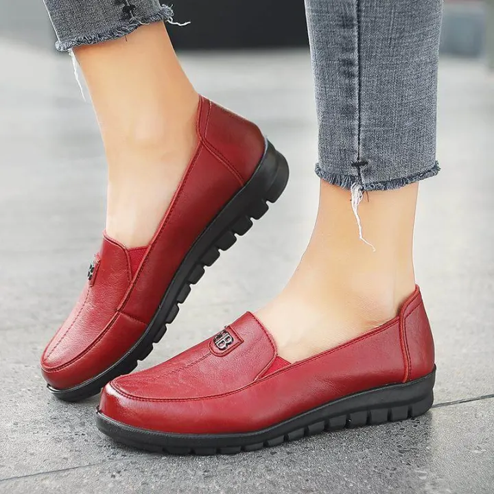 Leisure%20Women%20Shoes,%20High%20Quality%20Leather%20Flat%20Shoes%20For%20Women,%20Comfortable%20Handmade%20Loafers%20-%20Image%204