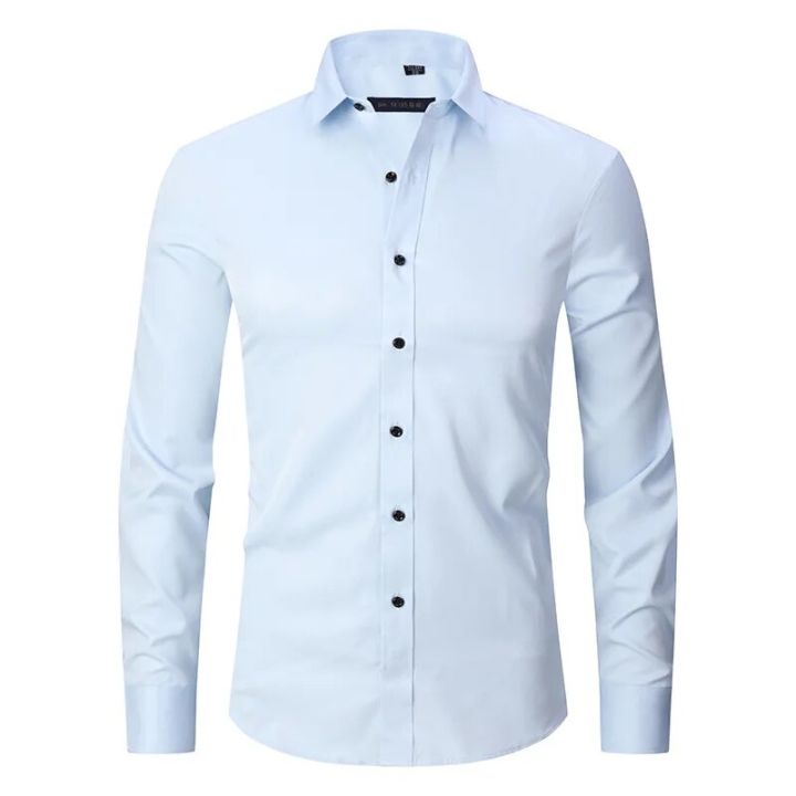 Men's%20Purple%20Bamboo%20Fiber%20Dress%20Shirts%20Brand%20Long%20Sleeve%20Shirt%20Solid%20Slim%20Fit%20Casual%20Formal%20Non%20Iron%20Work%20Shirt%20Camisa%20Masculina%20-%20Image%206