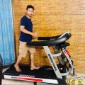 A 7 MODEL multifunction Motorized treadmill 3.5Hp BLACK.