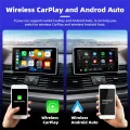 Car AI BOX 2-In-1 Wireless Android Auto Carplay Adapter Smart Car AI Box Car Wired CarPlay to Wireless CarPlay 1 PCS. 