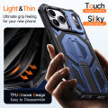 HOCE Rugger Armor Hard Phone Case With Stand For iPhone 17 16 15 14 13 12 Pro Max Plus 17 Air Heavy Duty Hard PC Cover. 