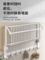 White towel rack non-perforated toilet space aluminum bathroom shelf wall mounted storage bath towel holder washroom. 
