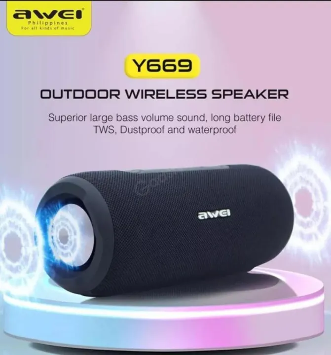 Awei%20Y669%20Outdoor%20TWS%20Waterproof%20Portable%20Bluetooth%20Wireless%20IPX7%20Speaker%20-%20Image%204