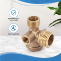 1 Three-Way Air Compressor Check Valve Direct Connection Air Compressor Check Valve,Valve Port: 20mm 16mm 10mm.