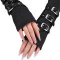 Steampunk Women Long Fingerless Gloves Arm Warmer Sleeves for Fancy Dress. 