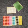 1PC Sheet 10mm Round Stickers Sticky Dots Colored Circle Labels.