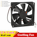 DC 12V Cooling Fan Ventilator Fan Low Noise Axial Fans 3 inch Use For CPU Casing Exhaust Fan Circulation Fan of W1209 XH-M452 Egg Incubator Systems etc. 