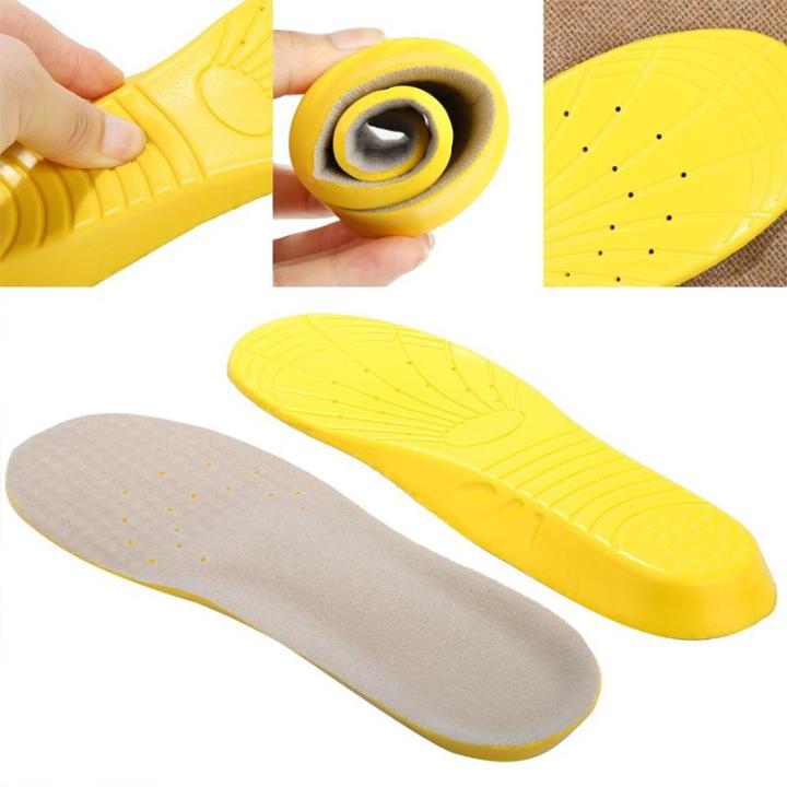 1 Pair Memory Foam Shoes Insoles Sport Orthotic Arch Breathable Insert Inner Pad