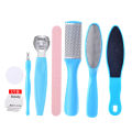 Foot File Pedicure Kit Callus Remover Stainless Steel Pedicure Rasp Tools Feet Exfoliating Scrubber 8-Pcs/Set.
