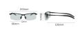Color-Changing Polarized Sunglasses Men Night Vision Sunglasses Outdoor Riding Day and Night Driving Sunglasses Eyewear.