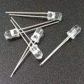 5Pcs- 5mm TRANSPARENT LED IR Transmitter LED Sensor 5mm 940nm IR LED Lights Infrared Transmitters RX LED Sensor Lights 5mm For Electronics TV Camera Remote Control. 