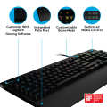 Logitech G213 Prodigy Gaming Keyboard, RGB Backlit, Black. 
