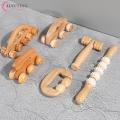 Wooden Massage Roller Portable Massage Tools Face Neck Muscle Relax Head Foot Massager Stick Body Relaxation Beauty Health Care.