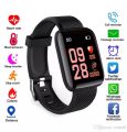 New D 116+ Waterproof Smart Sports watch Bracelets & Fitness Tracker - (Not Apple Watch). 