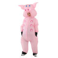 Adult Mascot Pink Pig Inflatable Costumes Halloween Cosplay Costumes for Man Woman Animal Party Role Play Disfraz. 