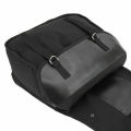 Motorcycle Touring Saddle Bag Black Canvas Waterproof Panniers Motorbike Luggage. 