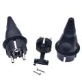 Rubber Industrial Male Female Plug Socket 16a 220v-250v 2pe Ip44 Waterproof Electric Power Connector.