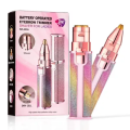Eyebrow Trimmer For Women, 2 In 1 Rechargeable Facial Hair Remover.