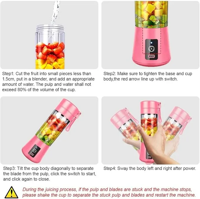 Portable%20Blender,%20YKSINX%20Smoothie%20Juicer%20Cup,%20Personal%20Mini%20Blender%20for%20Shakes%20and%20Smoothies,%20Six%20Blades%20in%203D,%2013oz%202000mAh%20Powerful%20USB%20Rechargeable%20Home%20Travel%20Handheld%20Fruit%20Juicer%20(Pink)%20-%20Image%203