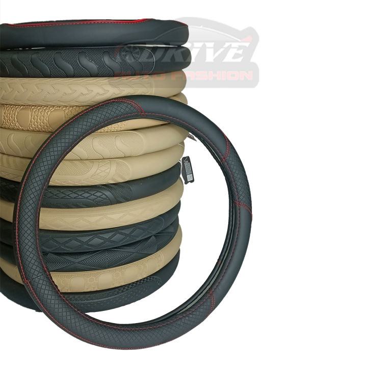 PVC%20Leather%20Steering%20Wheel%20Cover%20-%20Black%20-%20Image%2010