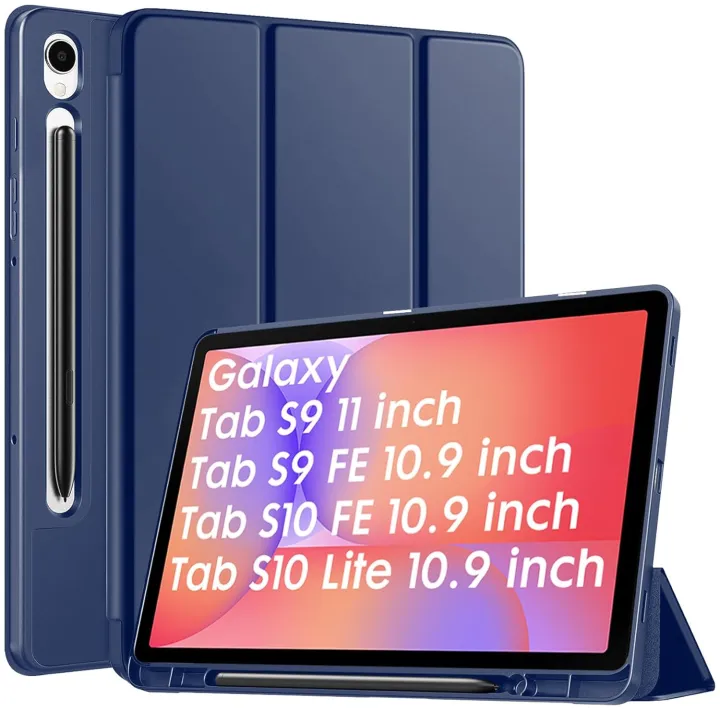 Cover%20For%20Samsung%20Galaxy%20Tab%20S10%20Lite%2010.9"/%20Tab%20S9%20FE%2010.9%20inch%20/%20Tab%20S10%20FE%20/%20Tab%20S9%20/%20Tab%20S8%20/%20Tab%20S7%2011%20inch%20Case%20Cover,%20Smart%20Flip%20Case%20Cover%20Translucent%20Back%20with%20S%20Pen%20Holder,%20Black%20-%20Navy%20Blue%20-%20Image%202