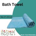 Bath Towel Easy Hand Washable - Premium Quality Cotton Fabric..